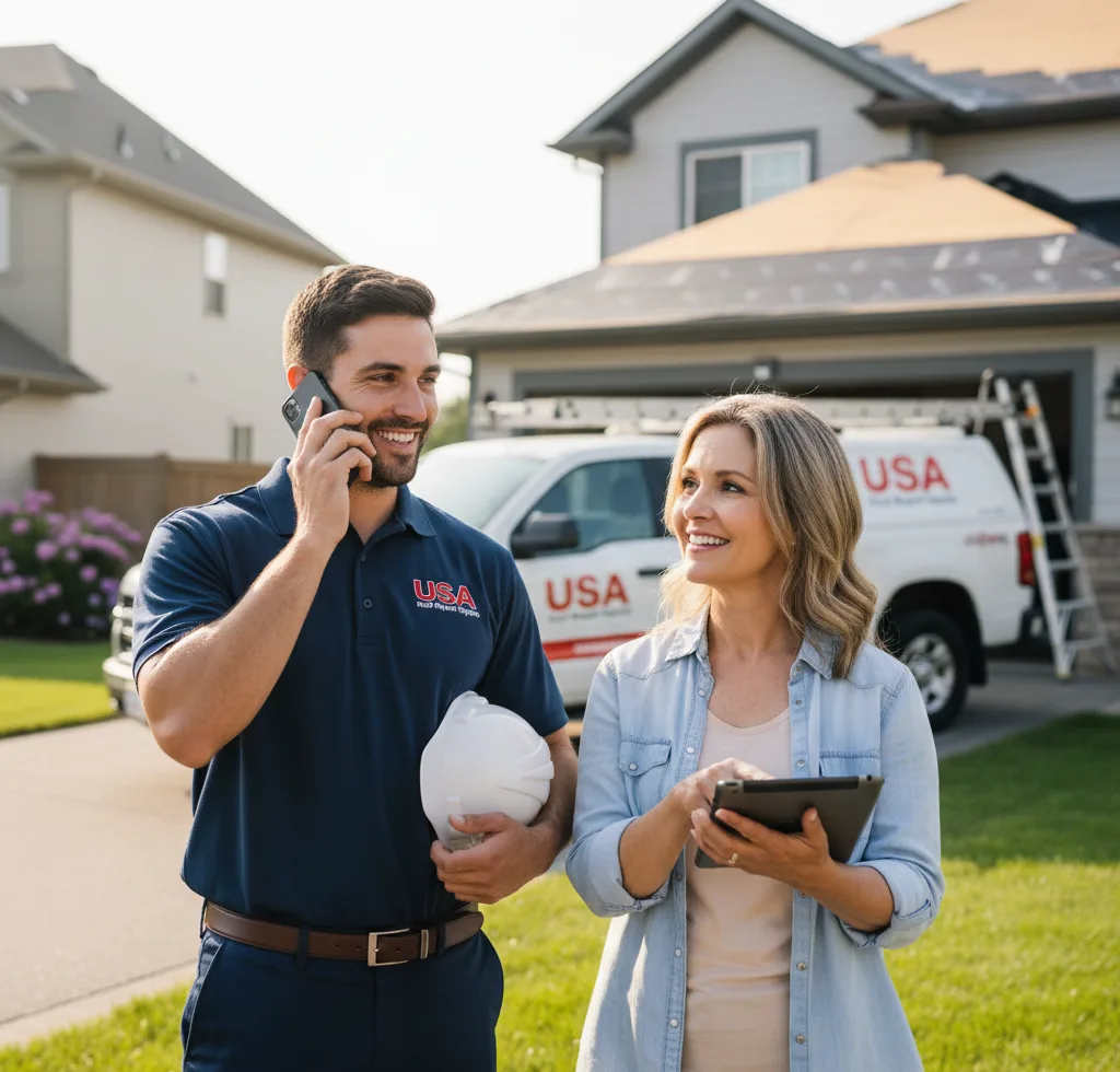 USA Roof Repair Experts customer support in Caldwell